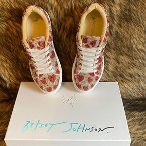 Betsey Johnson Women’s Sidny Platform Sneakers - Hearts
